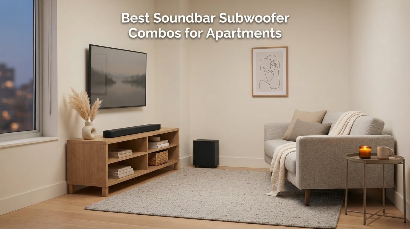 Best Soundbar Subwoofer Combos for Apartments