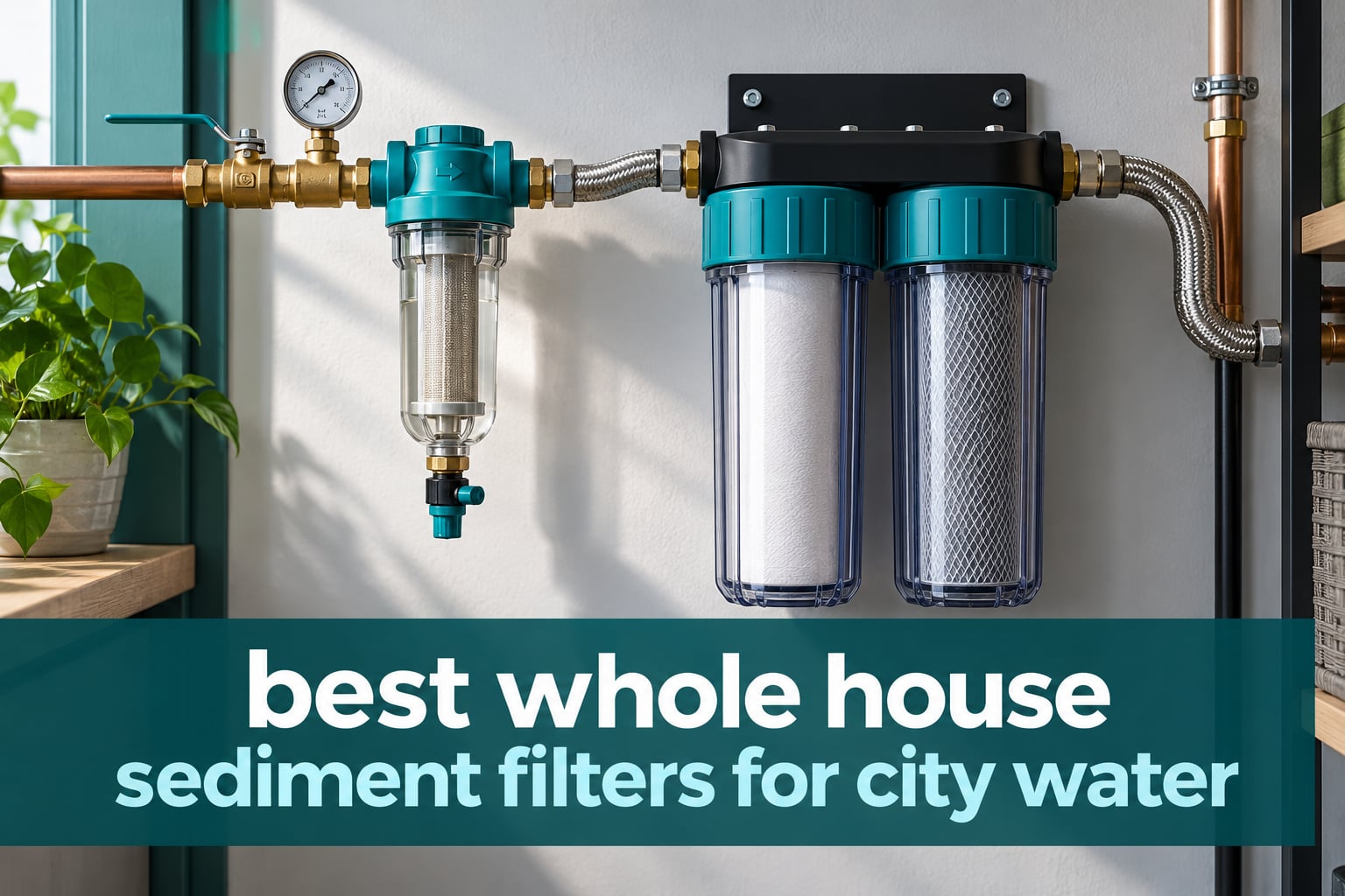 best whole house sediment filters for city water