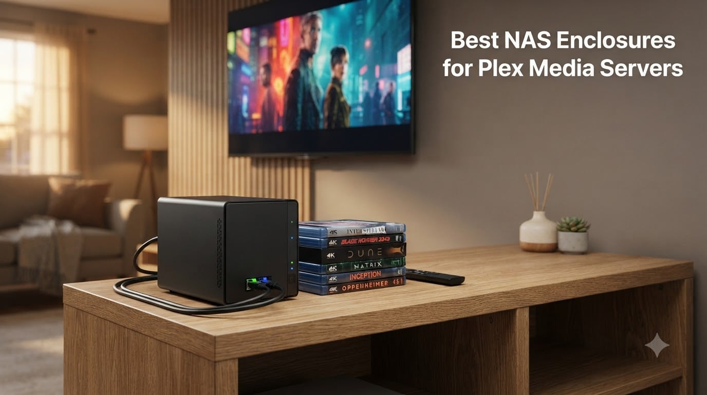 Best NAS Enclosures for Plex Media Servers