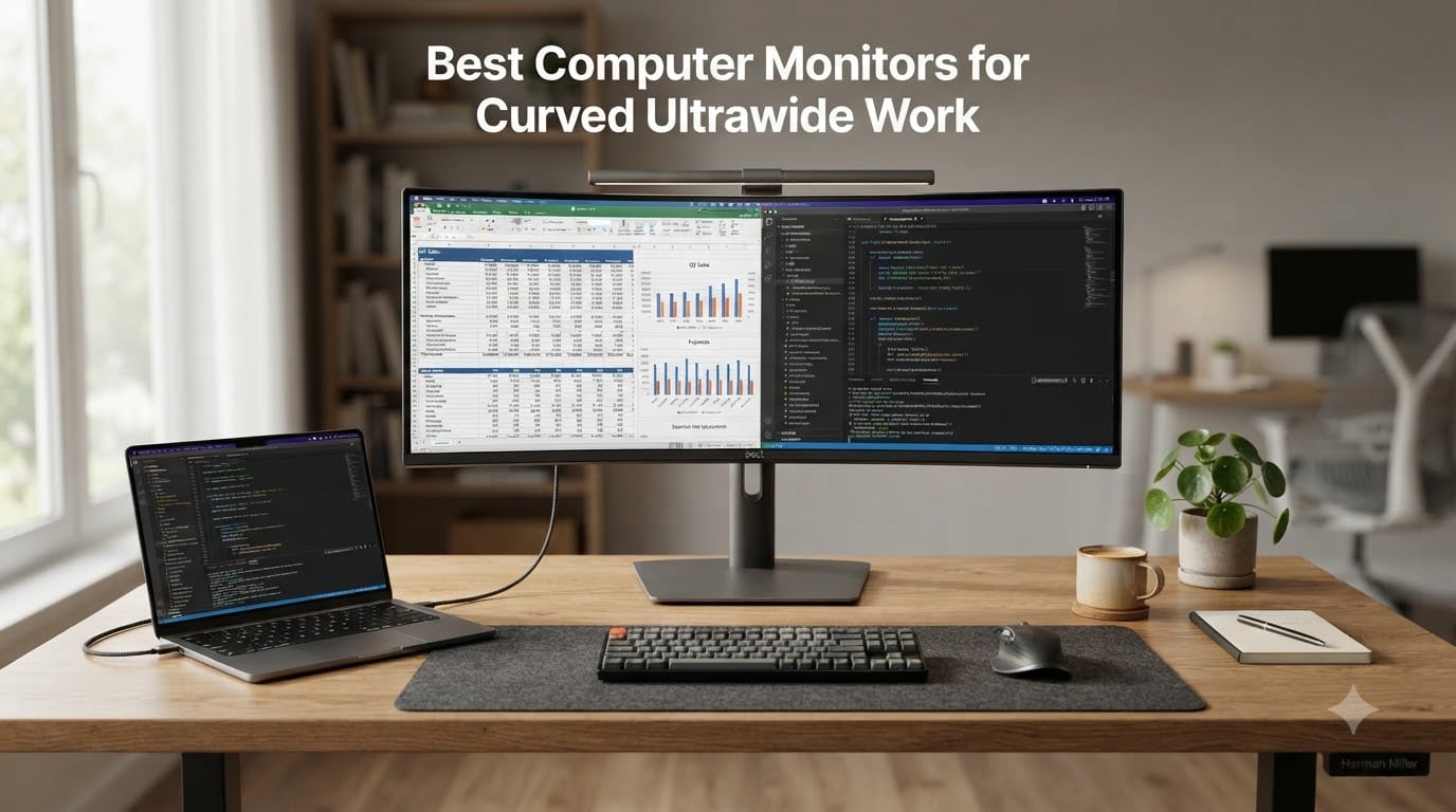 Best Computer Monitors for Curved Ultrawide Work