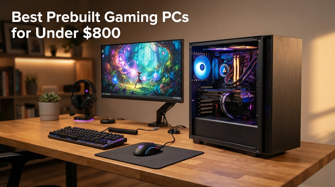 Best Prebuilt Gaming PCs for Under $800