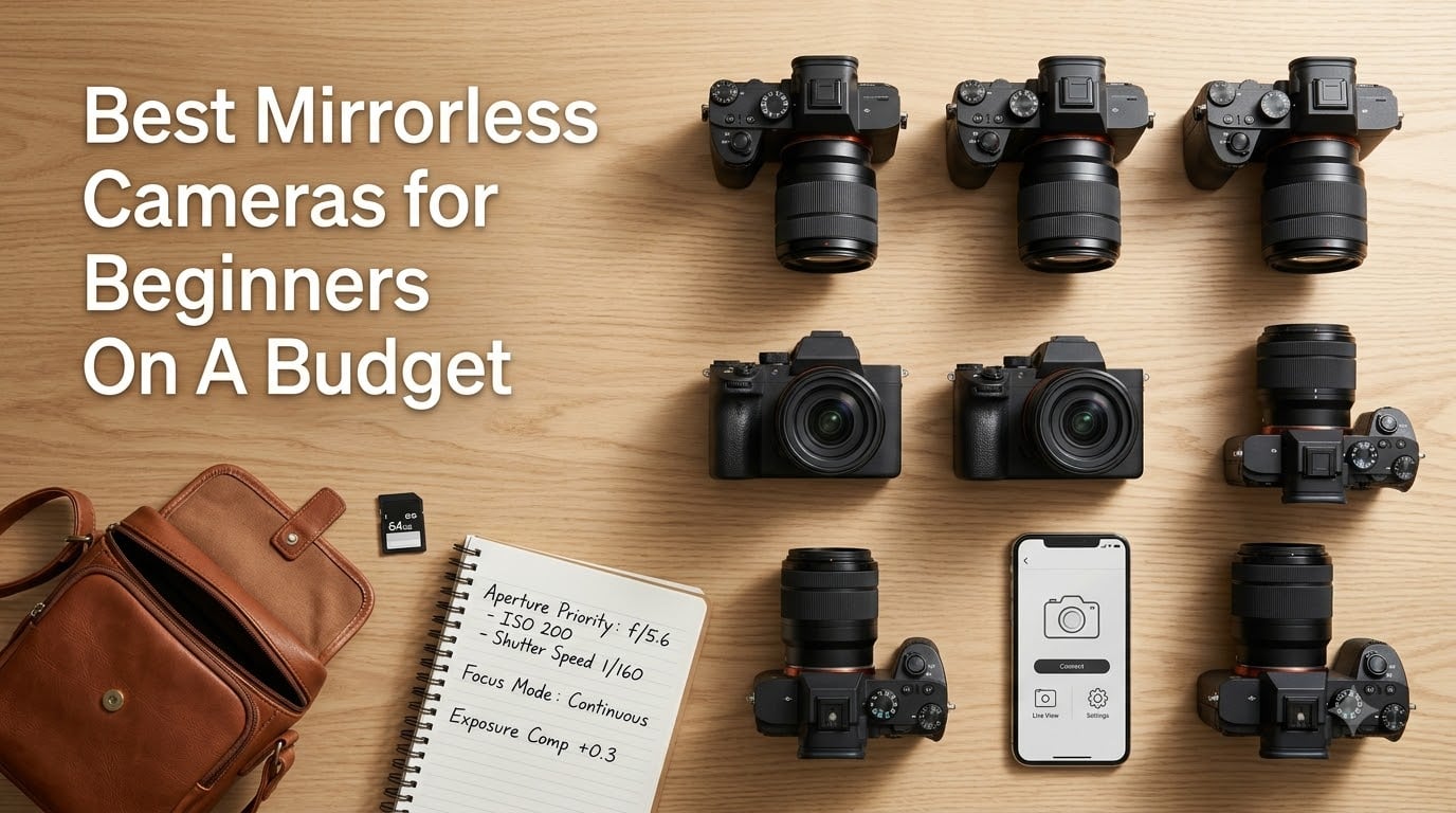 Best Mirrorless Cameras for Beginners On A Budget