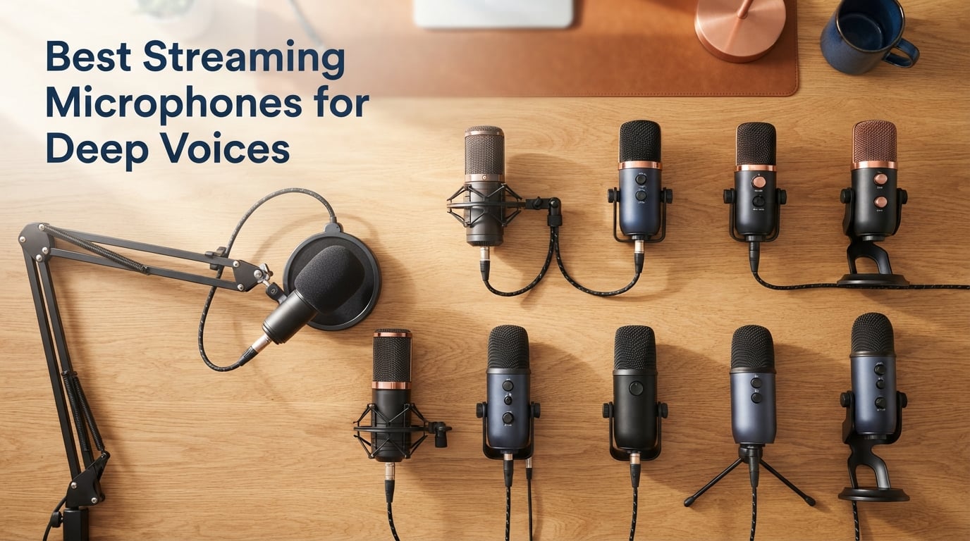 Best Streaming Microphones for Deep Voices