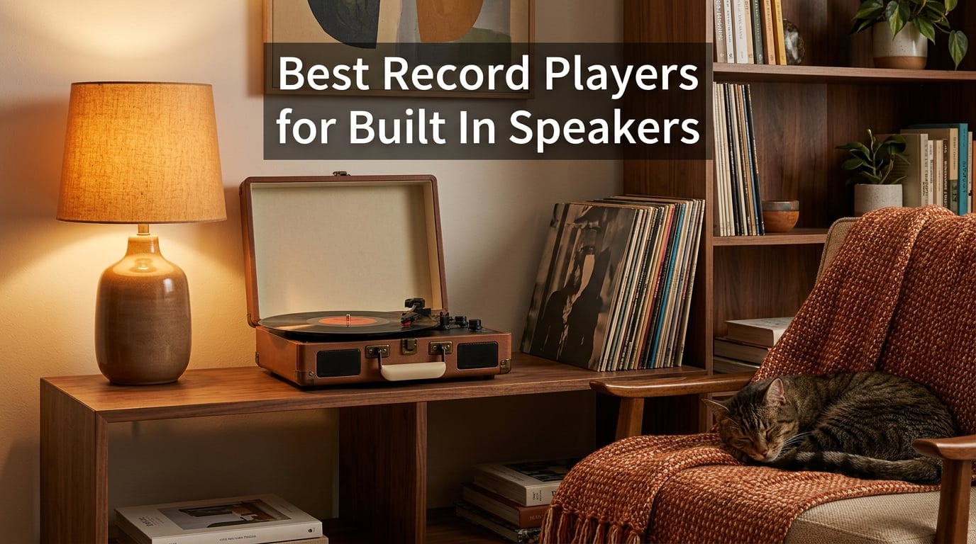 Best Record Players for Built In Speakers