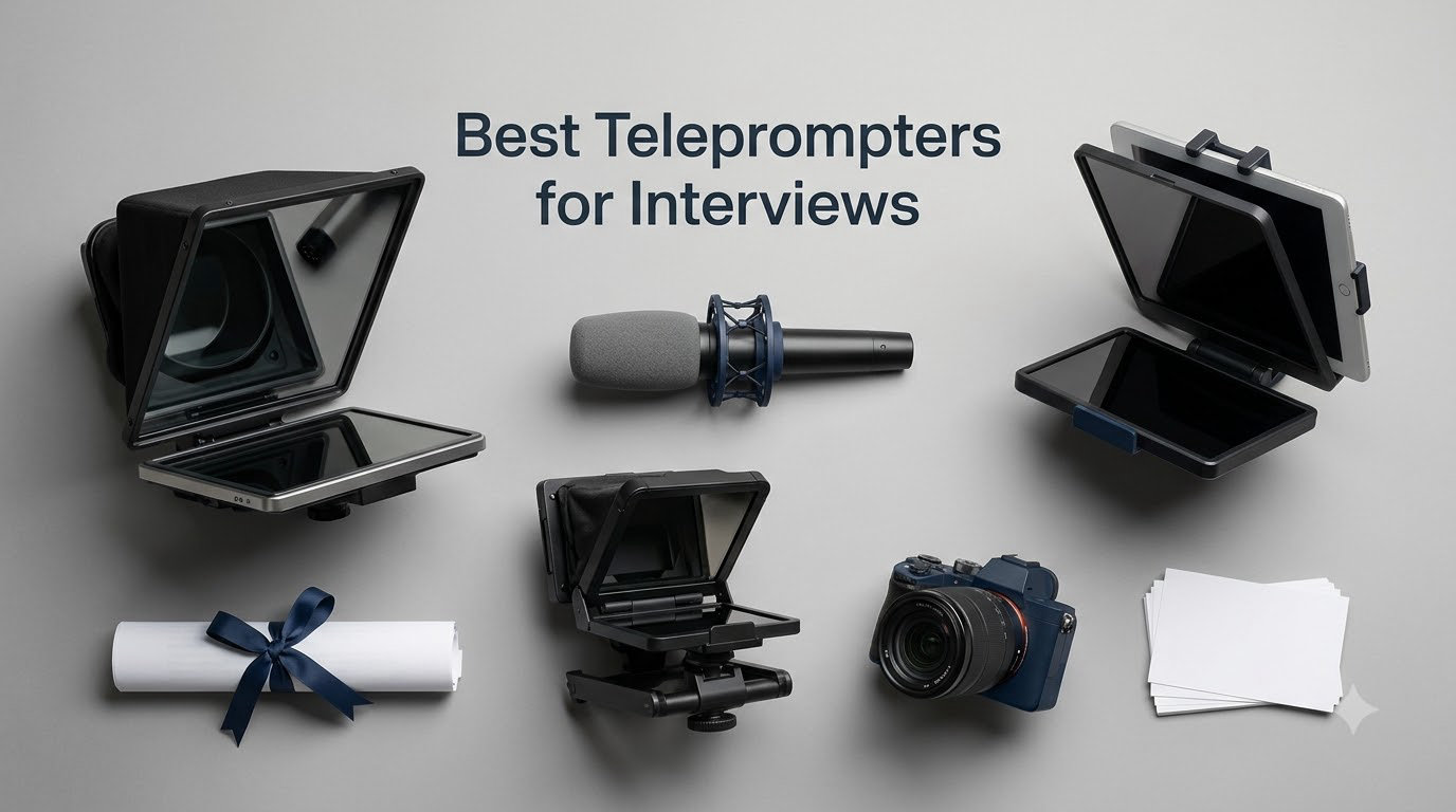 Best Teleprompters for Interviews