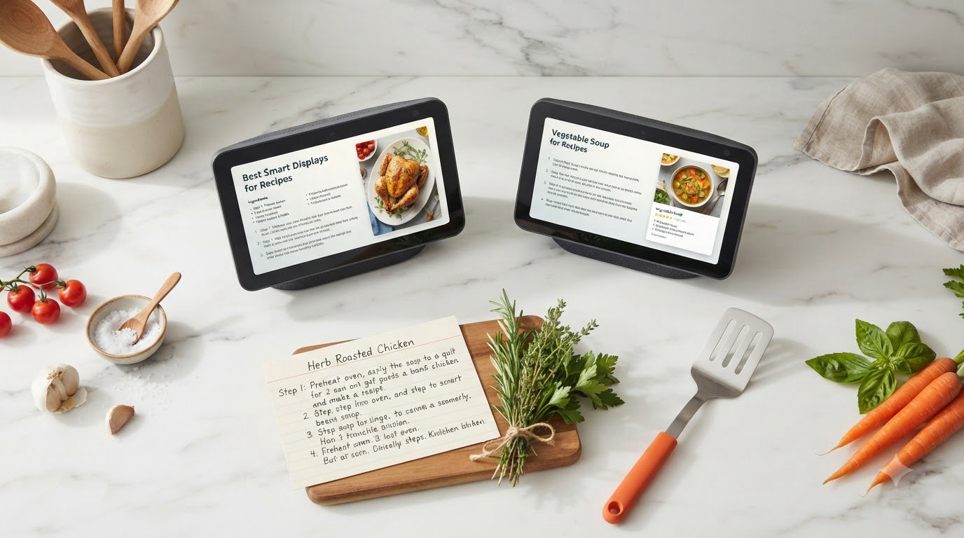 Best Smart Displays for Recipes