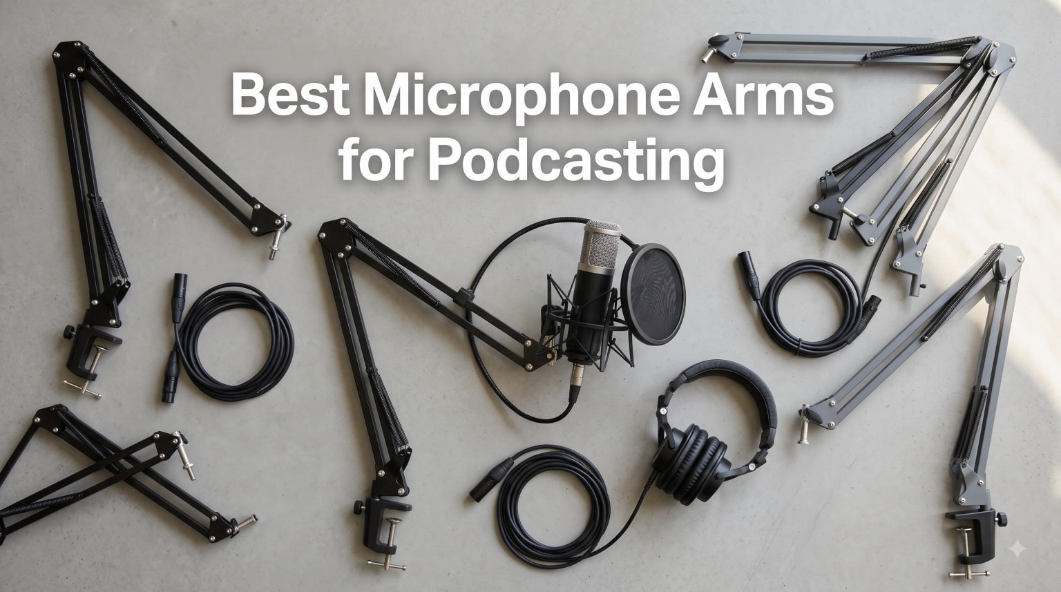 Best Microphone Arms for Podcasting