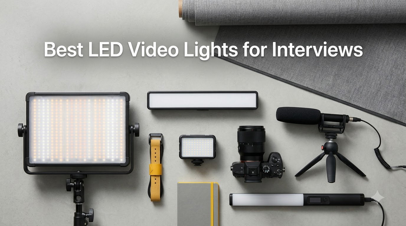 Best LED Video Lights for Interviews