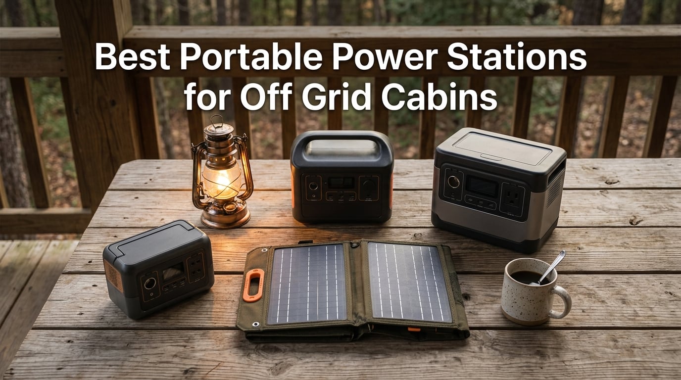 Best Portable Power Stations for Off Grid Cabins