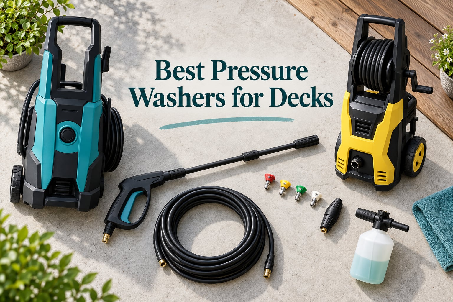 Best Pressure Washers for Decks