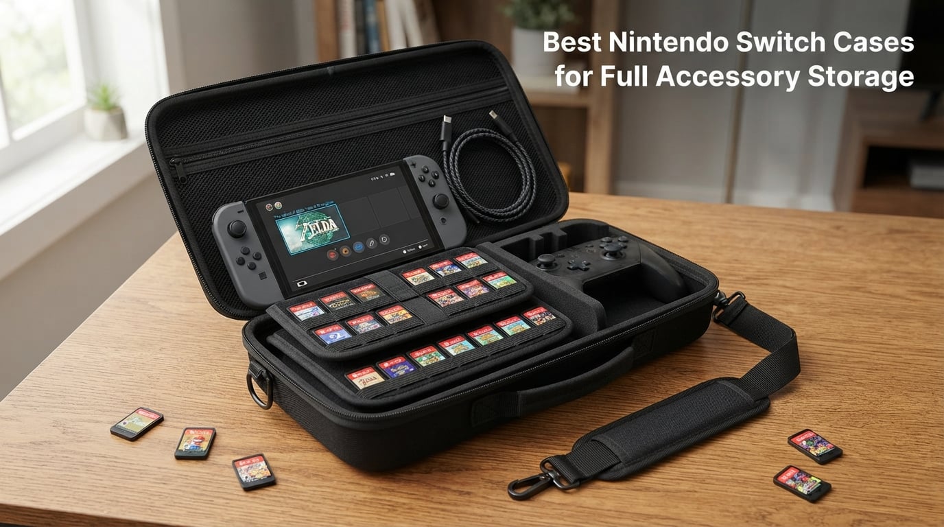 Best Nintendo Switch Cases for Full Accessory Storage