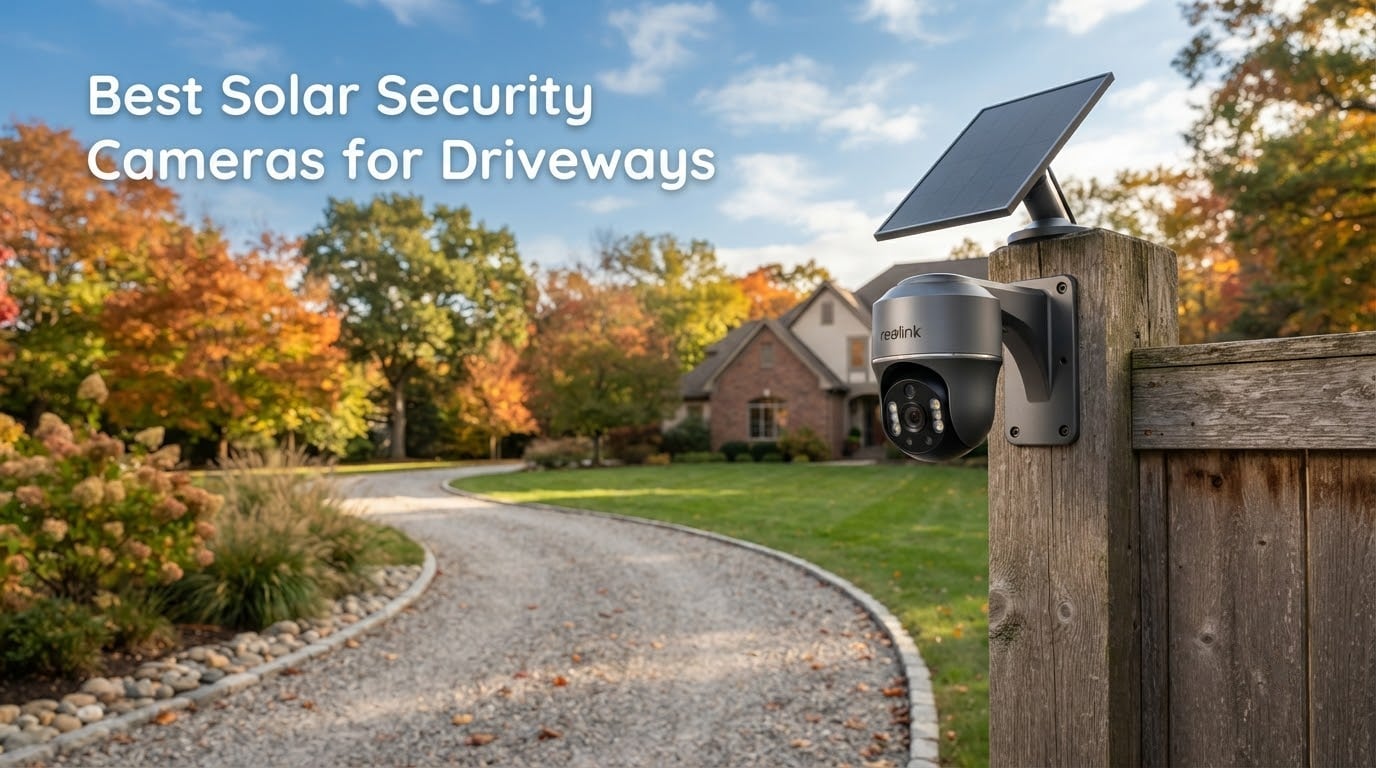 Best Solar Security Cameras for Driveways