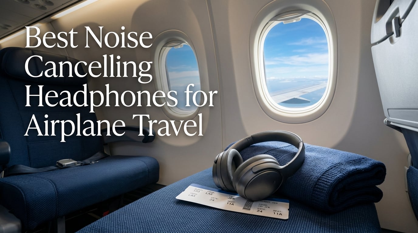 Best Noise Cancelling Headphones for Airplane Travel