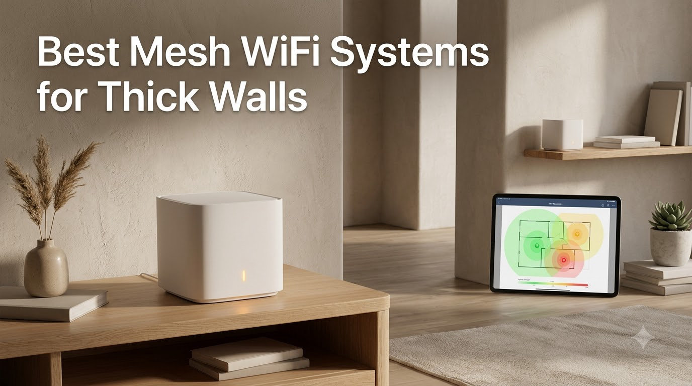 Best Mesh WiFi Systems for Thick Walls
