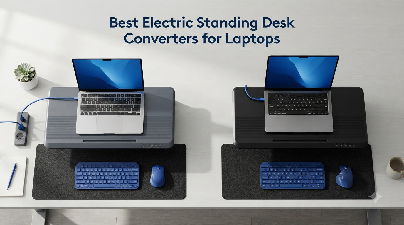 Best Electric Standing Desk Converters for Laptops