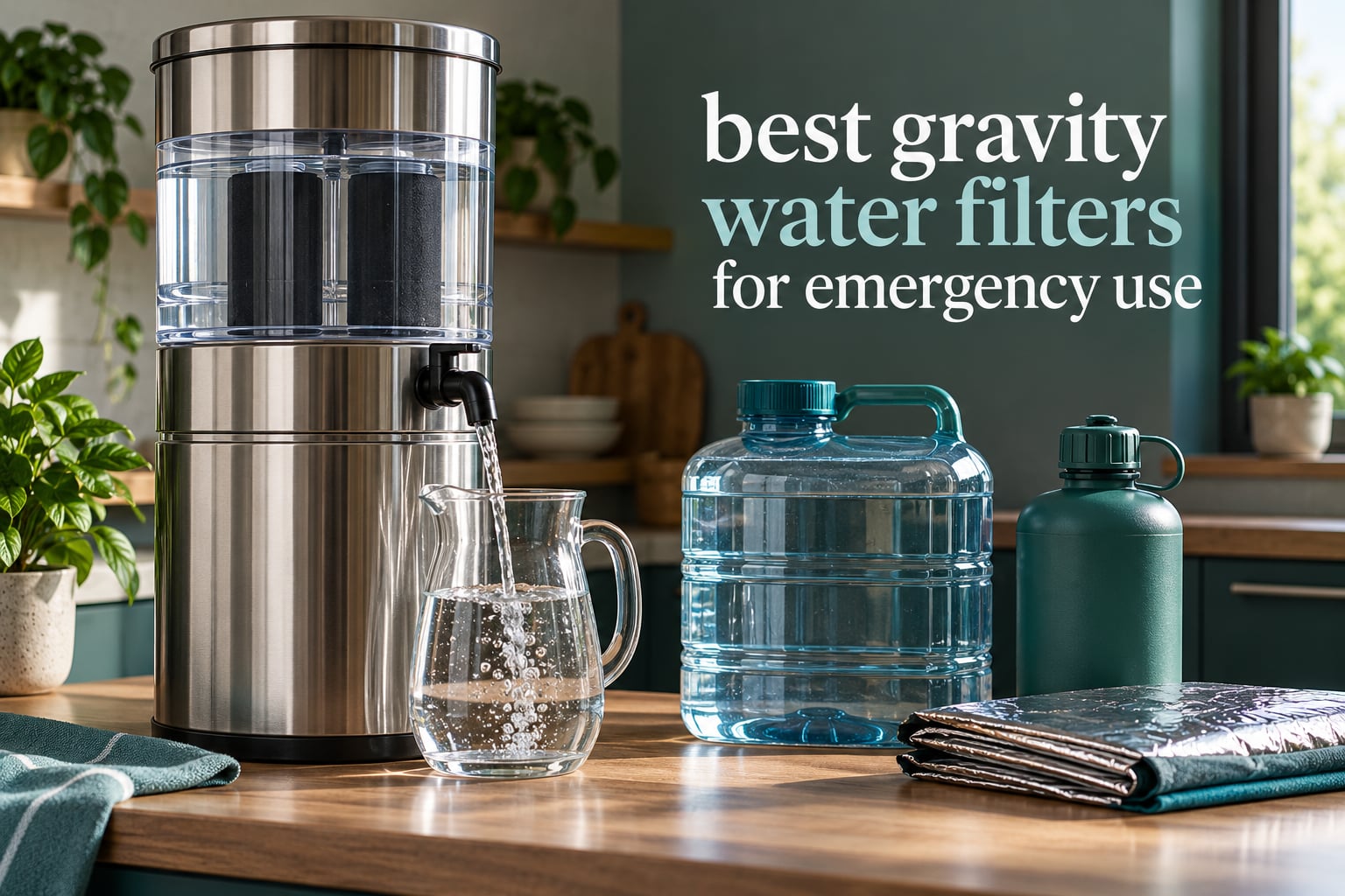 best gravity water filters for emergency use