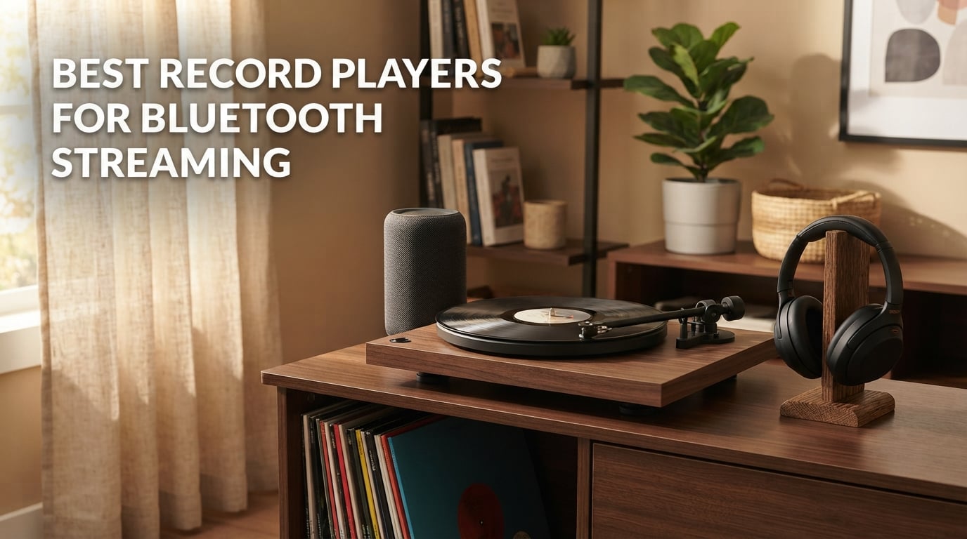 Best Record Players for Bluetooth Streaming