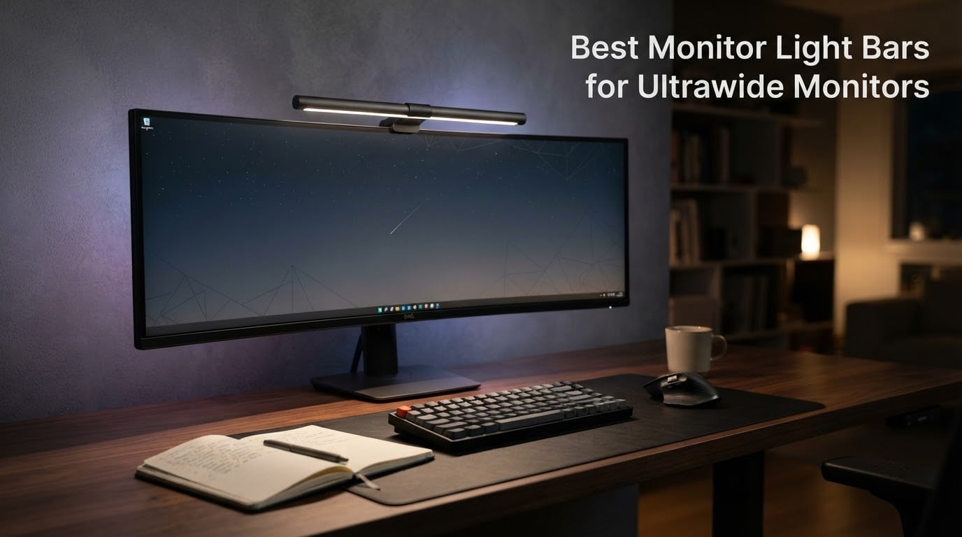 Best Monitor Light Bars for Ultrawide Monitors