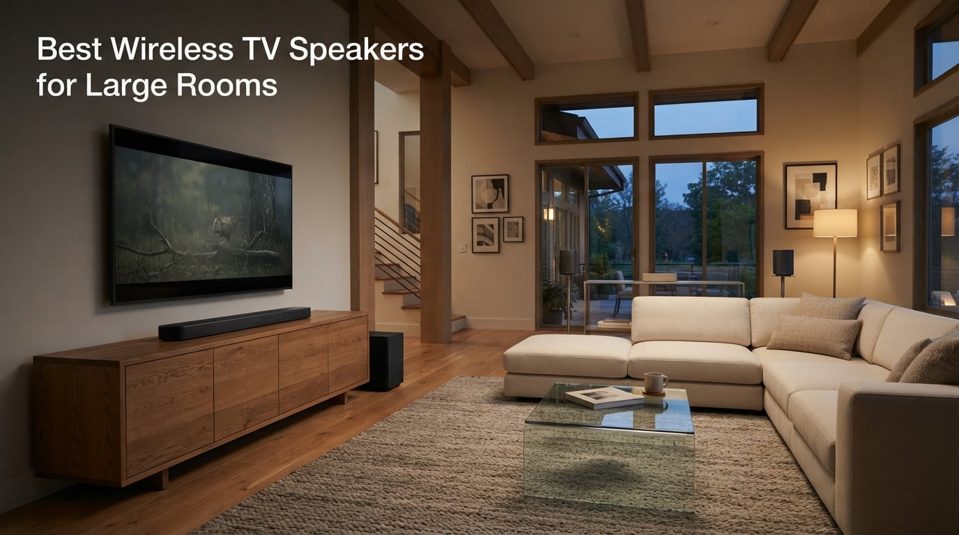 Best Wireless TV Speakers for Large Rooms