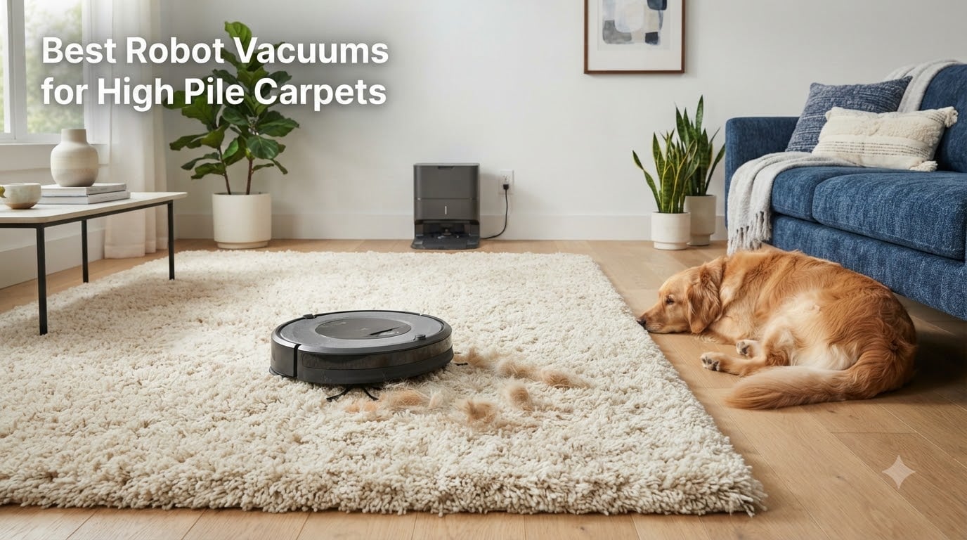 Best Robot Vacuums for High Pile Carpets