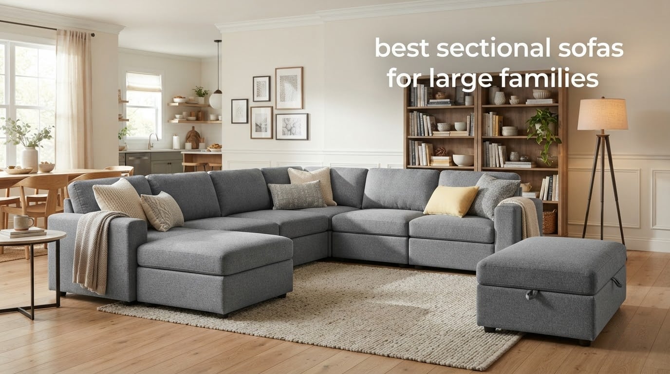 best sectional sofas for large families