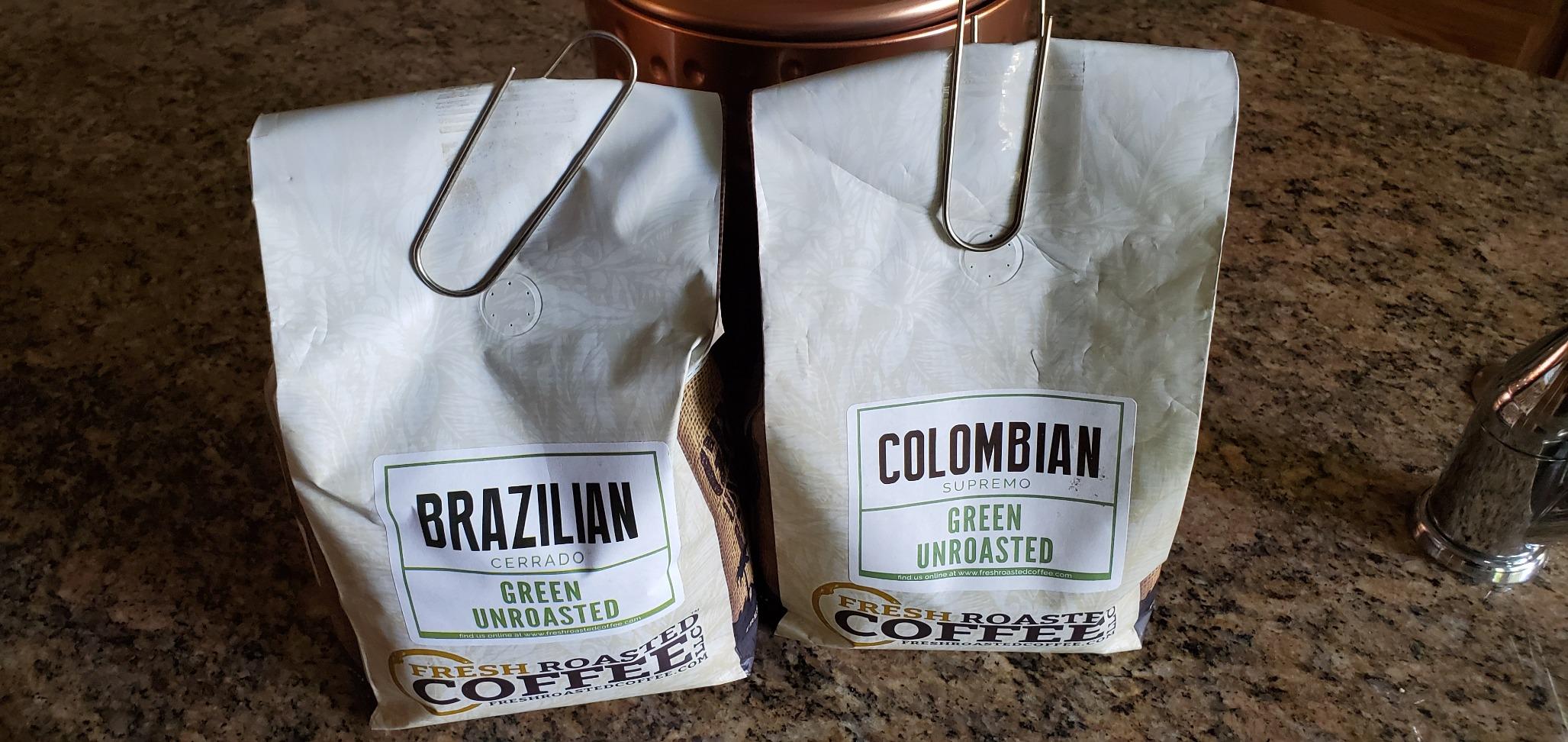 Fresh Roasted Coffee, Brazil Unroasted Green Coffee Beans for Home Roasting, Kosher, 5 lb (80 oz) customer photo 1