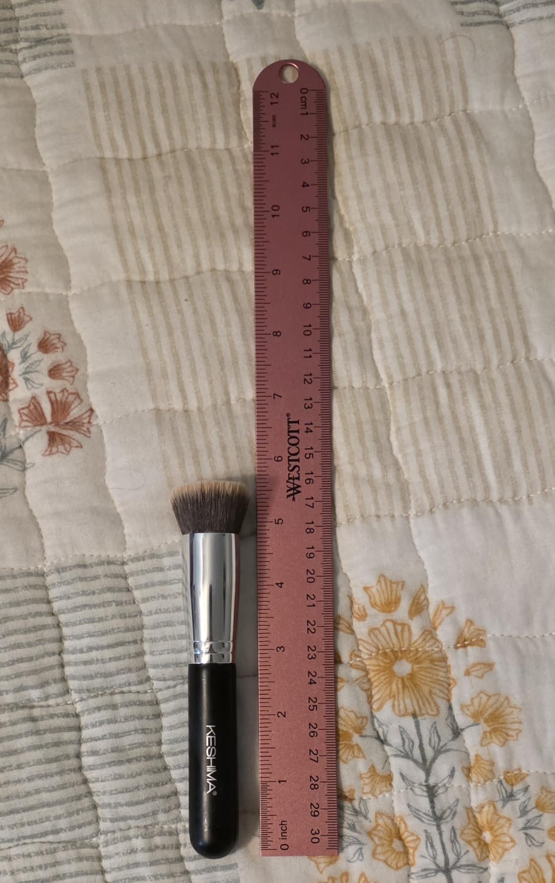 Flat Top Kabuki Foundation Brush By KESHIMA, Premium Makeup Brush customer photo 2