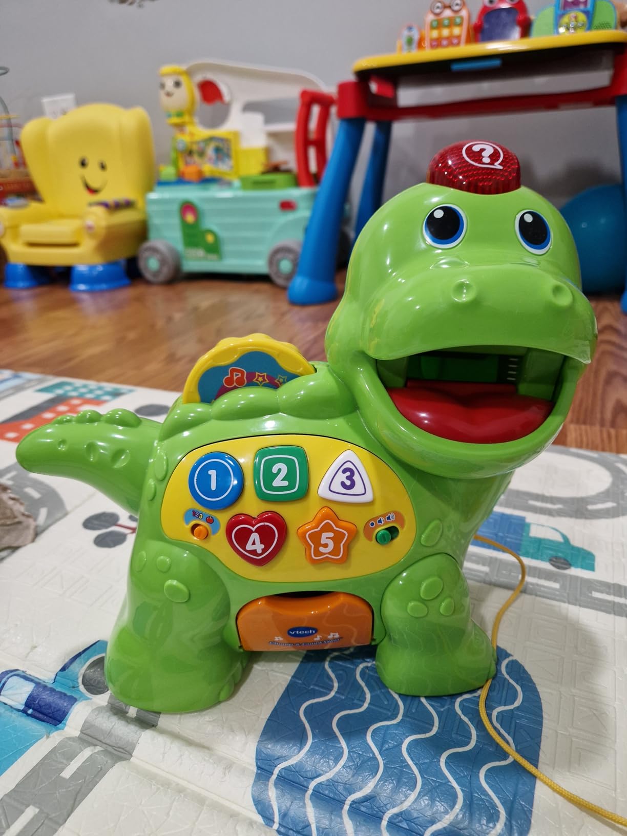 VTech Chomp and Count Dino, Green customer photo 1