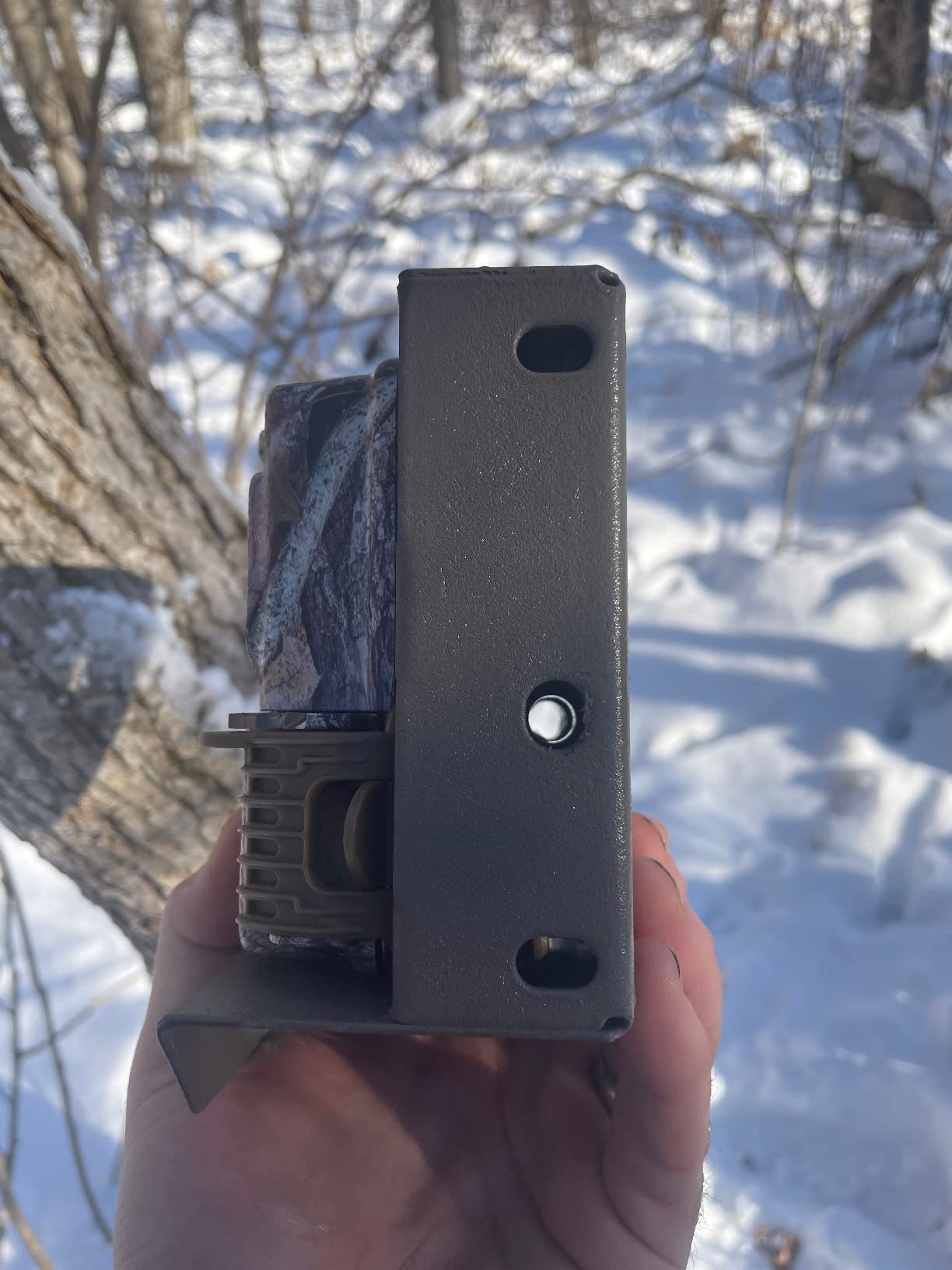 Steel Security Box for Browning Sub Micro Strike Force Trail Cameras - Durable 16-Gauge Camo Case with Lockable Theft Deterrent (200) customer photo 2
