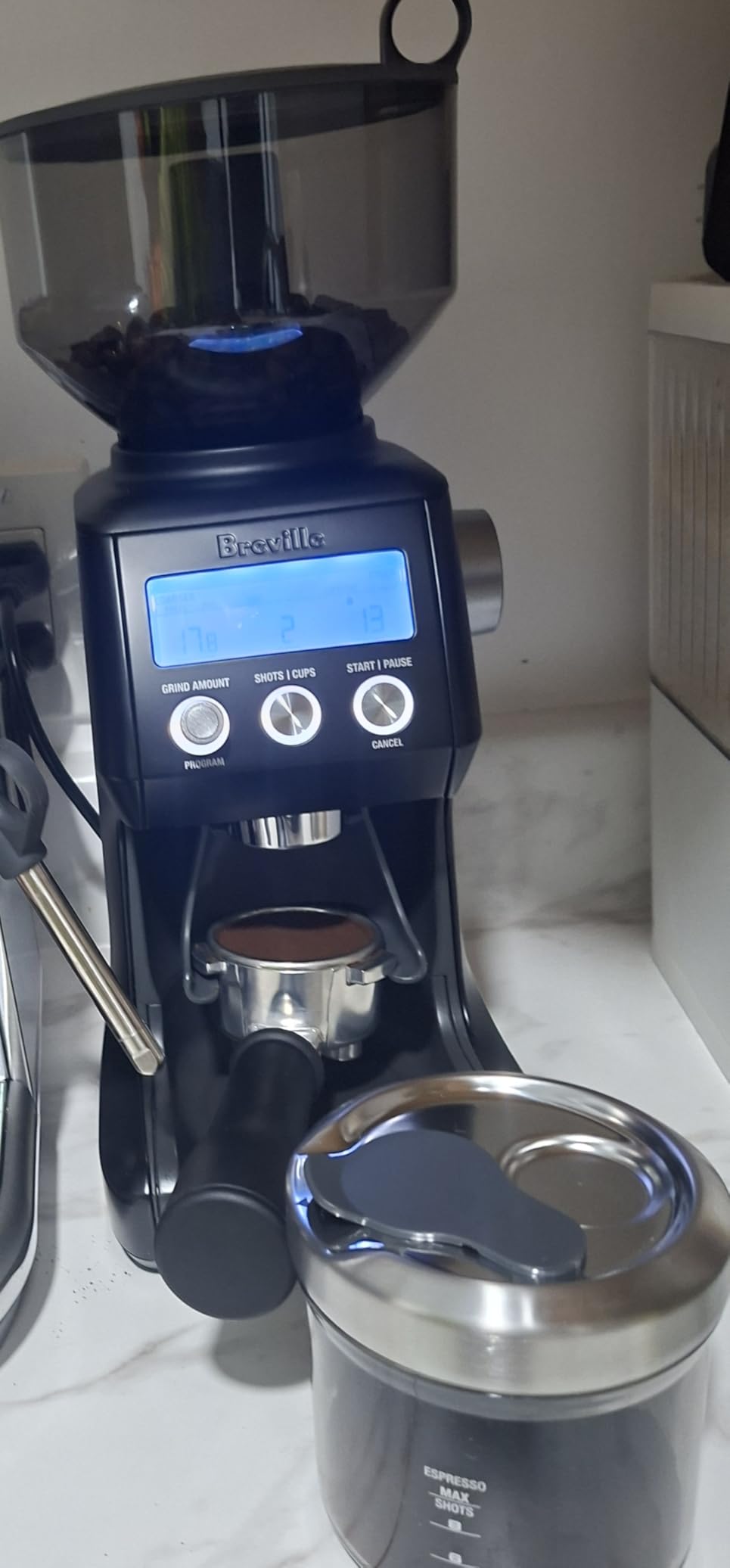 Breville BCG820BSS Smart Grinder Pro, Brushed Stainless Steel customer photo 2