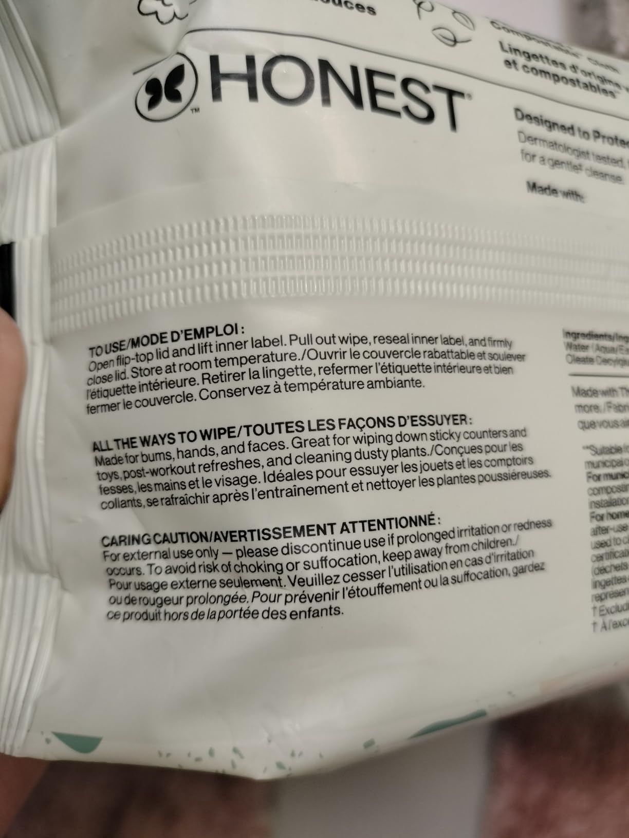The Honest Company Multi-Use Baby Wipes, Geo Mood, 288 Count customer photo 1