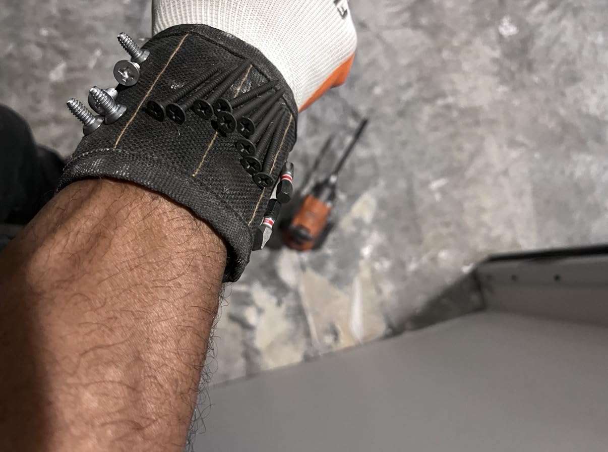 RAK Magnetic Wristband for Tools - Premium Tool Belt for Holding Screws Nails with Powerful Magnets, Birthday Gifts for Men, Cool Gadgets Stuff Gifts for Dad, Husband, Grandpa, Handyman, Him customer photo 2