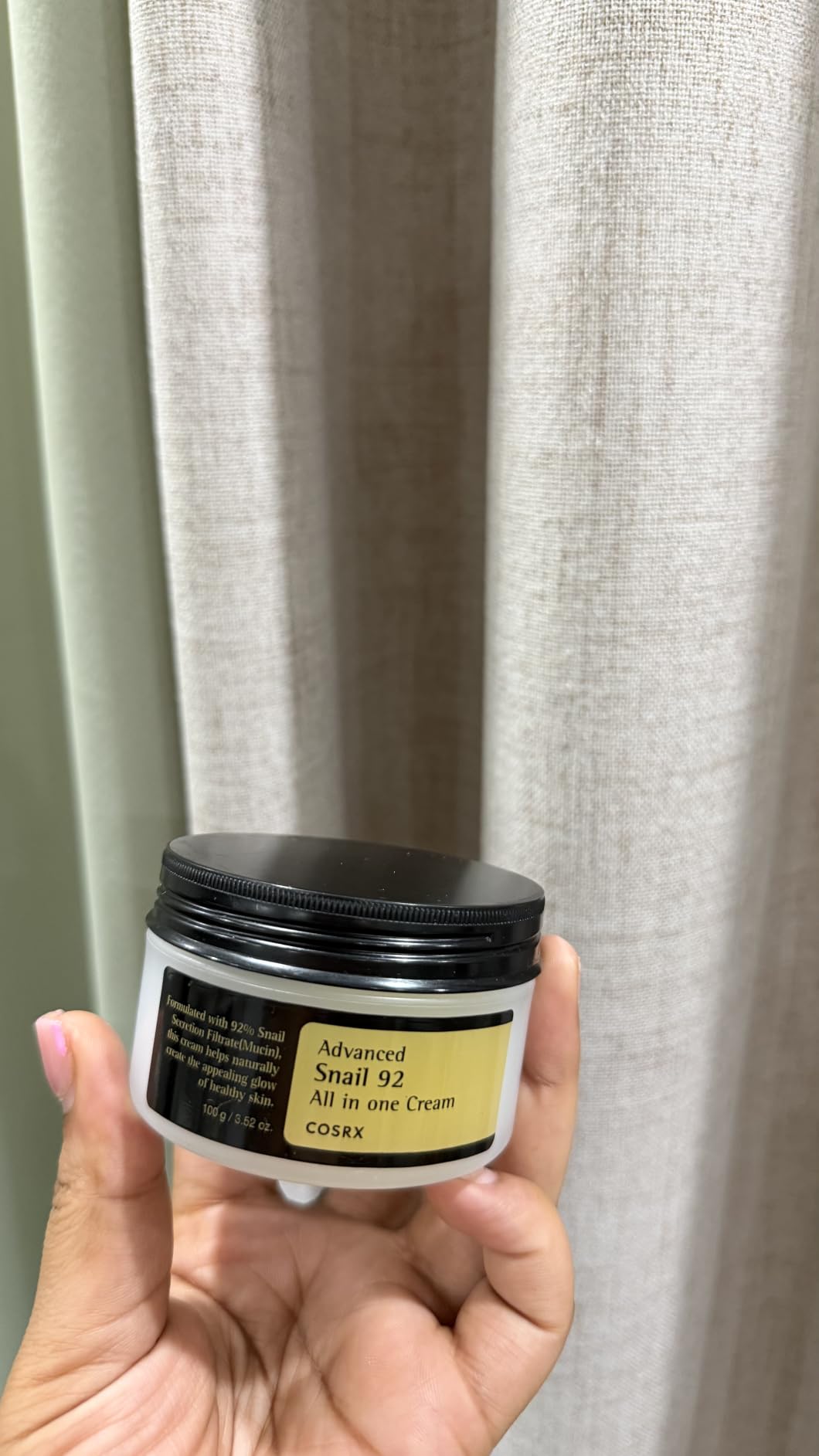 COSRX Snail Mucin 92% Face Moisturizer for Soft & Glowy Skin, 3.52 oz. customer photo 1
