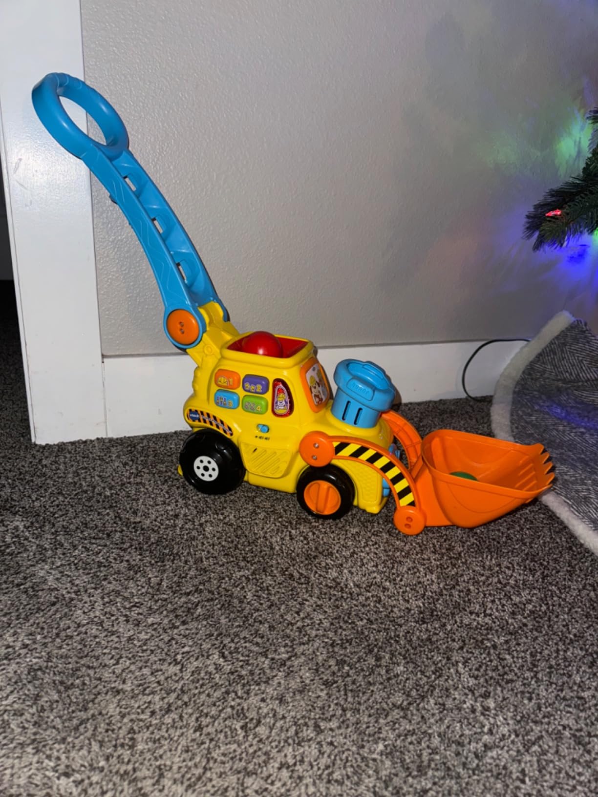 VTech Pop-a-Balls Push and Pop Bulldozer, Yellow customer photo 1