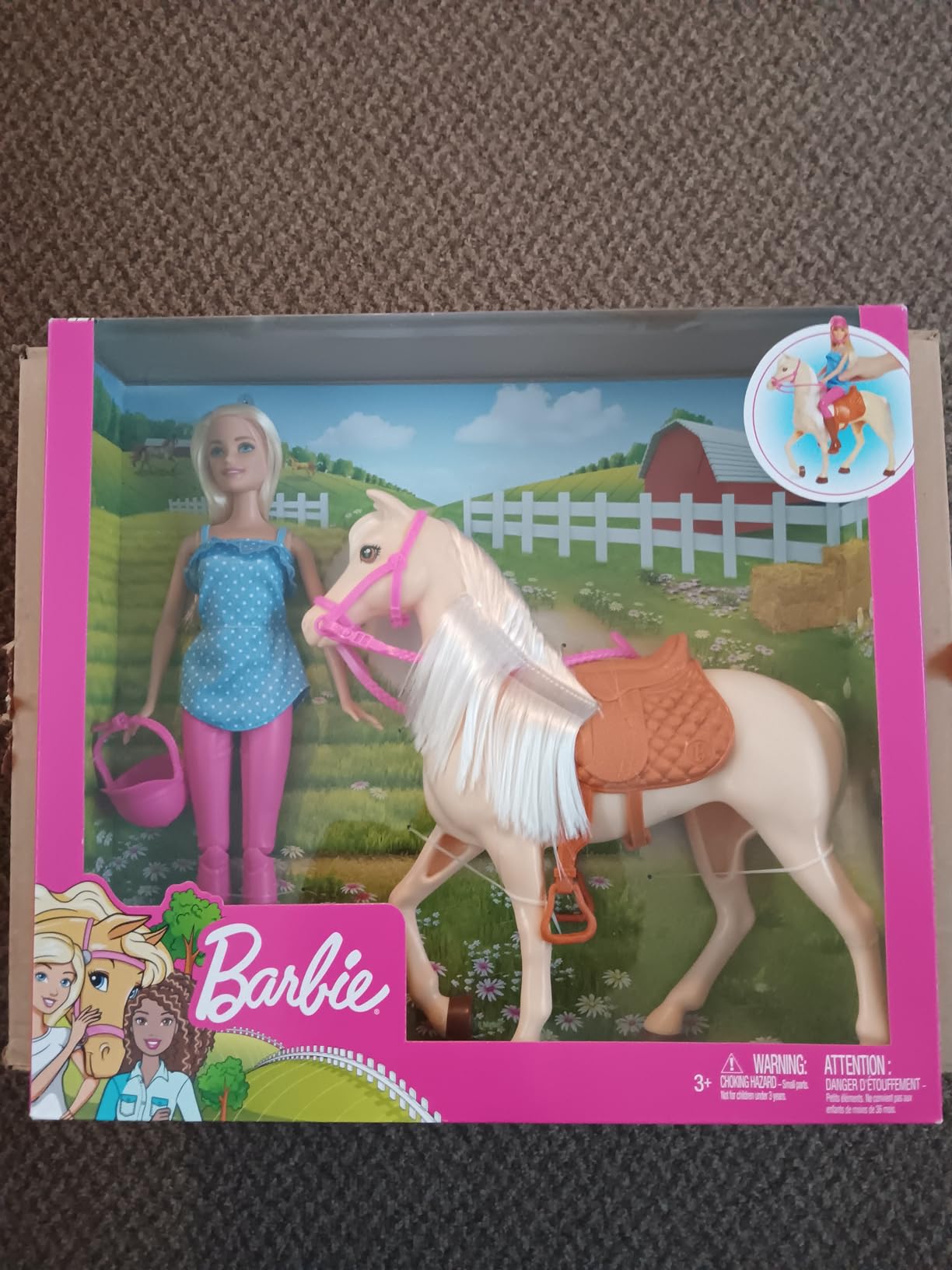 Barbie Playet with Blonde Fashion Doll in Riding Outfit customer photo 1