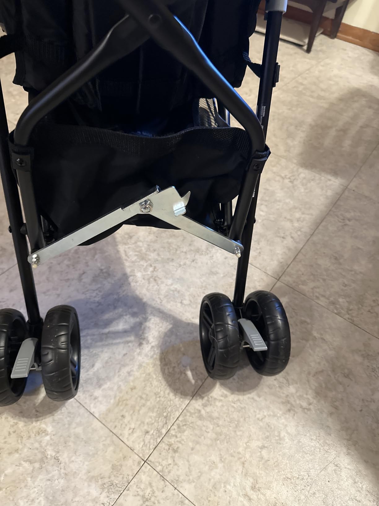 Ingenuity 3D Mini Convenience Stroller – Lightweight Stroller with Compact Fold, Multi-Position Recline, Canopy with Pop Out Sun Visor and More – Umbrella Stroller for Travel and More, Gray customer photo 1