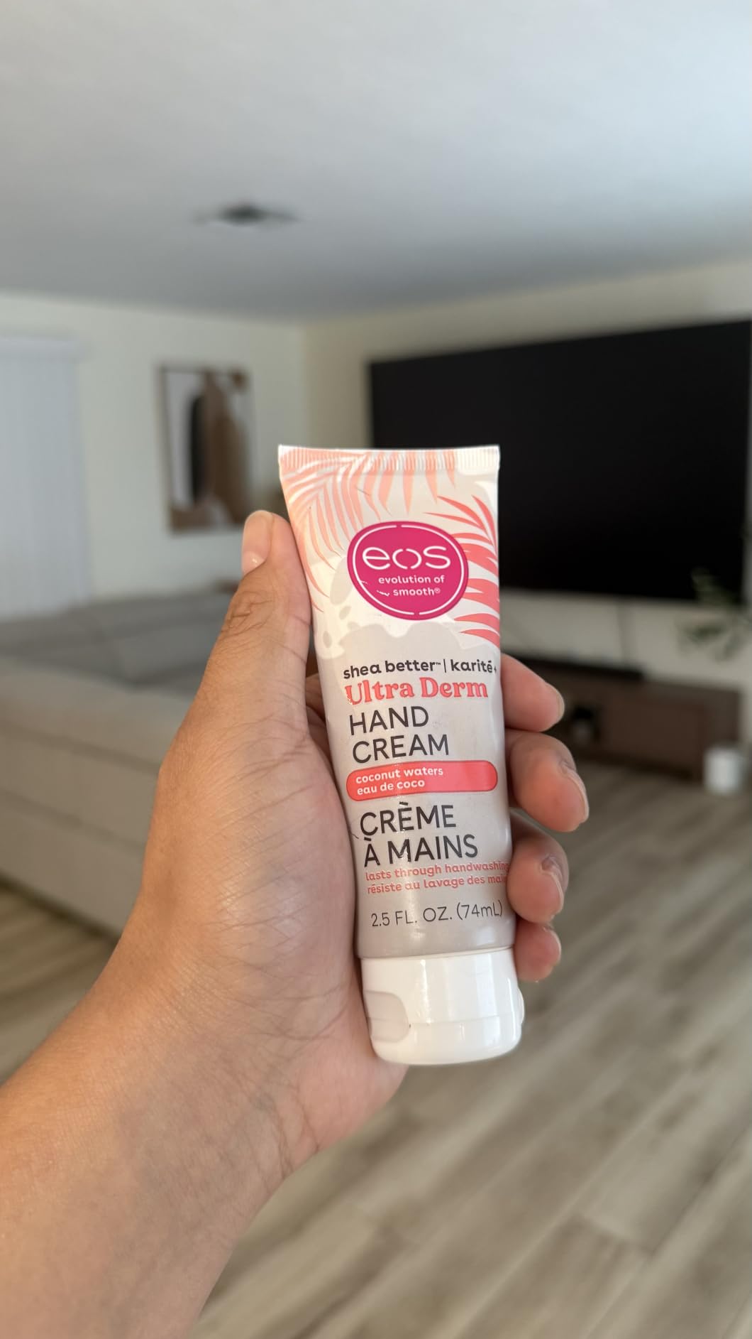 eos Shea Better Hand Cream- Coconut Waters, Hand Lotion & Skin Care, 2.5 oz customer photo 2