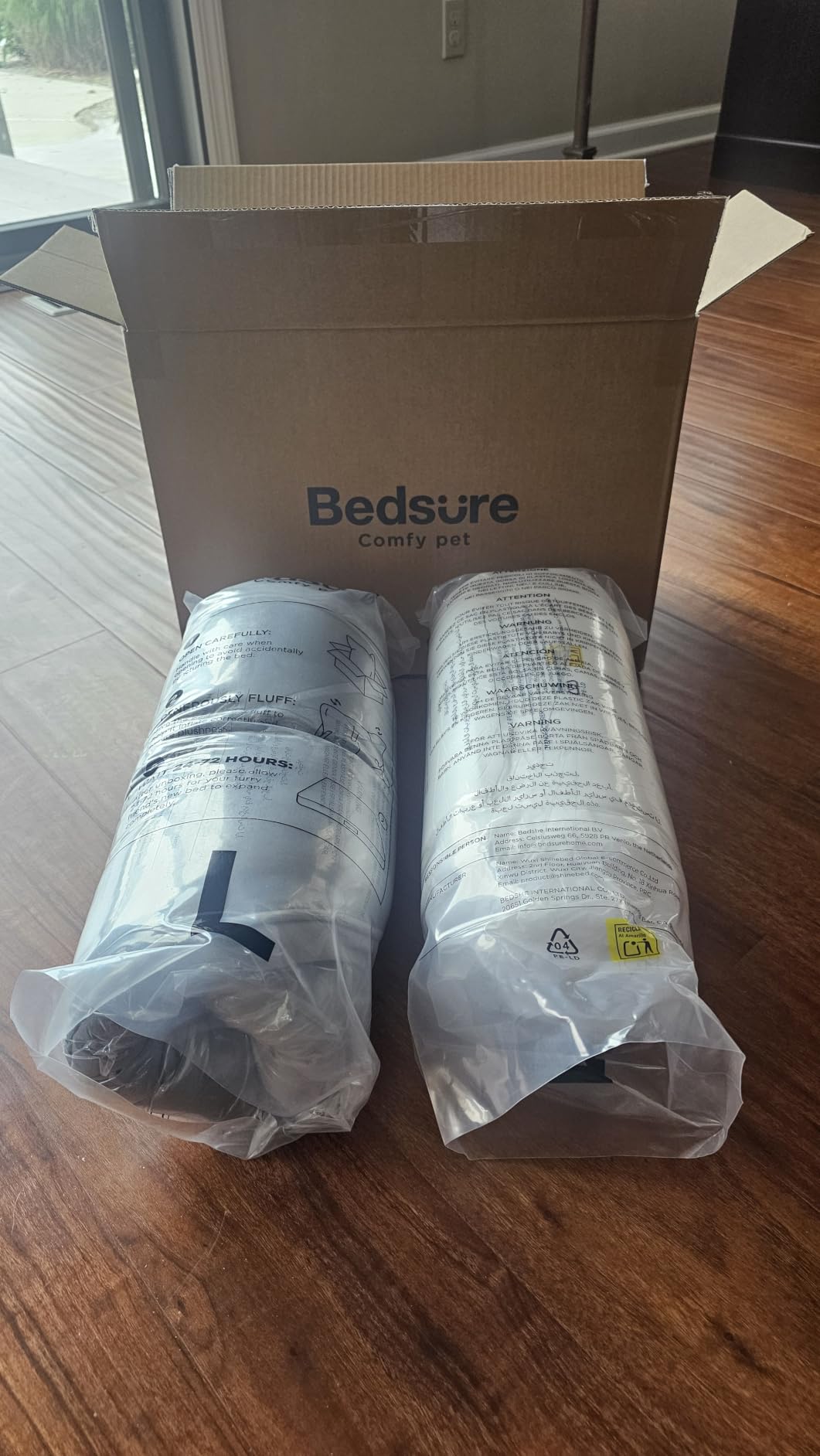 Bedsure Orthopedic Dog Bed Medium Washable Original Design, 28