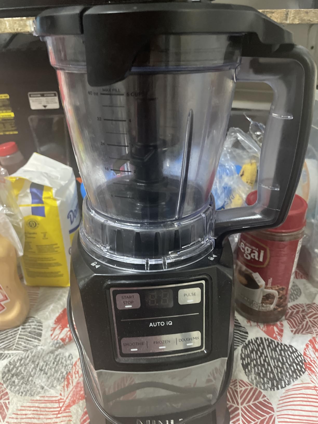 Ninja Compact Kitchen System, Auto-iQ, 1200W, 72oz Pitcher, Grey, AMZ493BRN customer photo 2