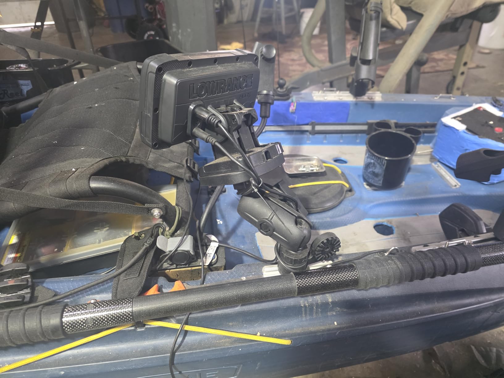 Kayak Fish Finder Mount with Adjustable Transducer Mounting Arm customer photo 2