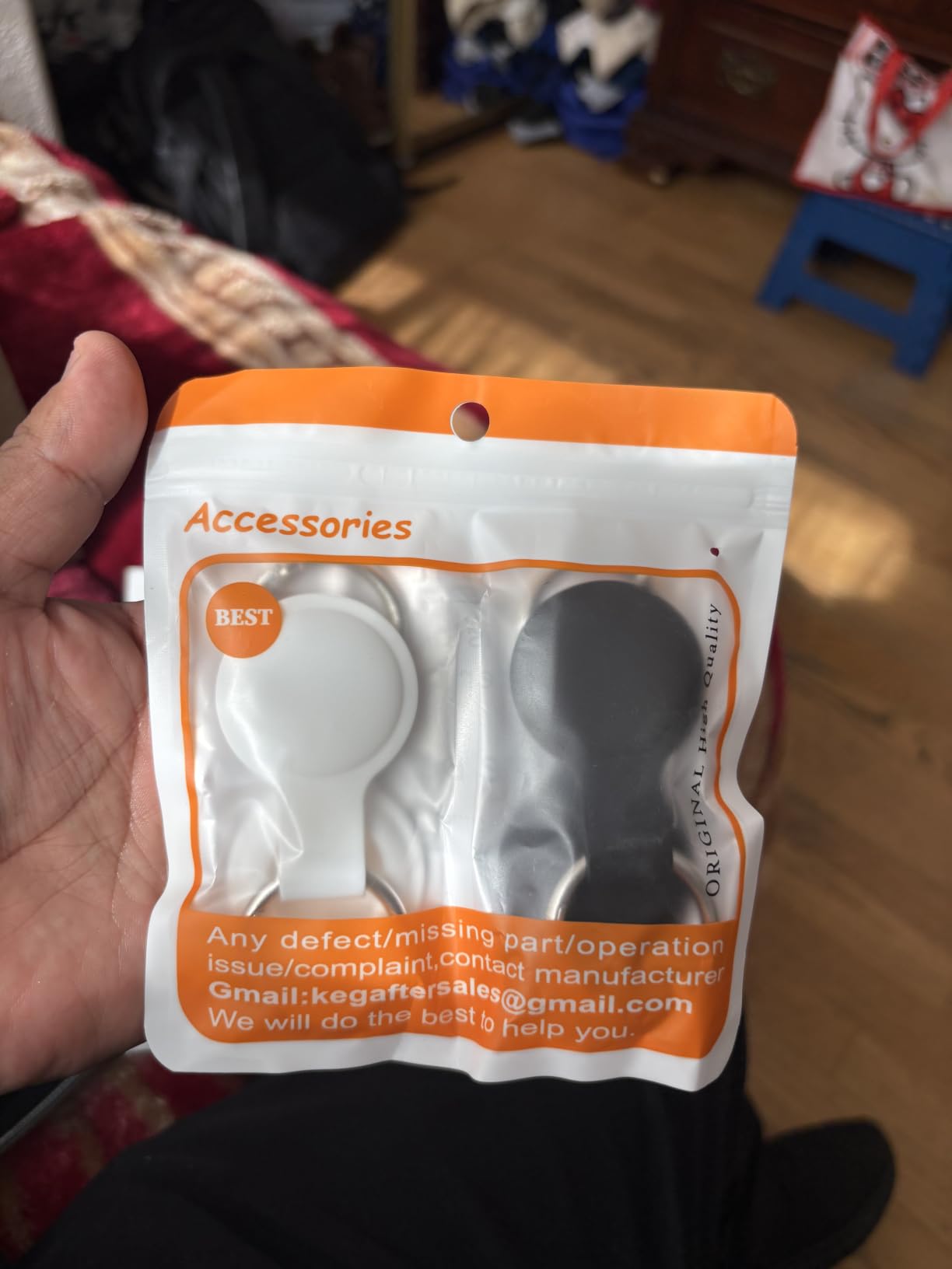 Compatible for AirTag Holder Keychain 4 Pack for Air Tag 1st&2nd Generation customer photo 2