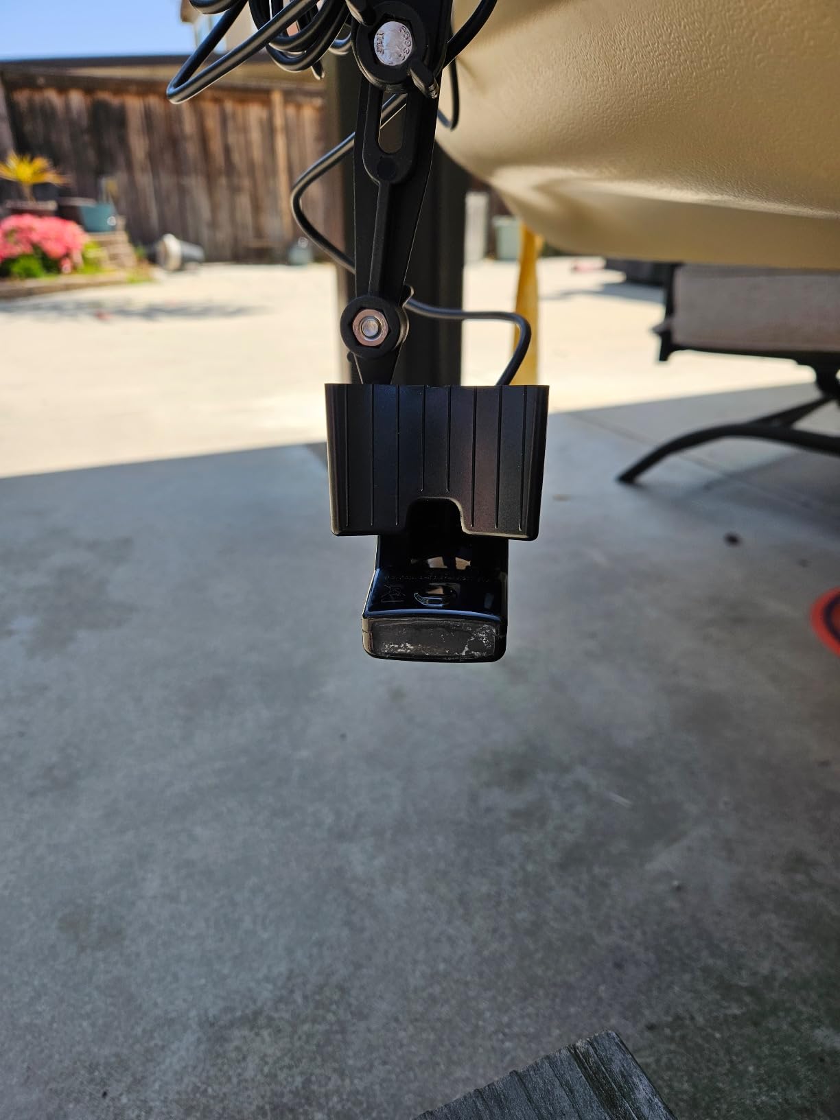 Fish Finder Track Mount with Transducer Mounting Arm for Kayak Boat customer photo 2