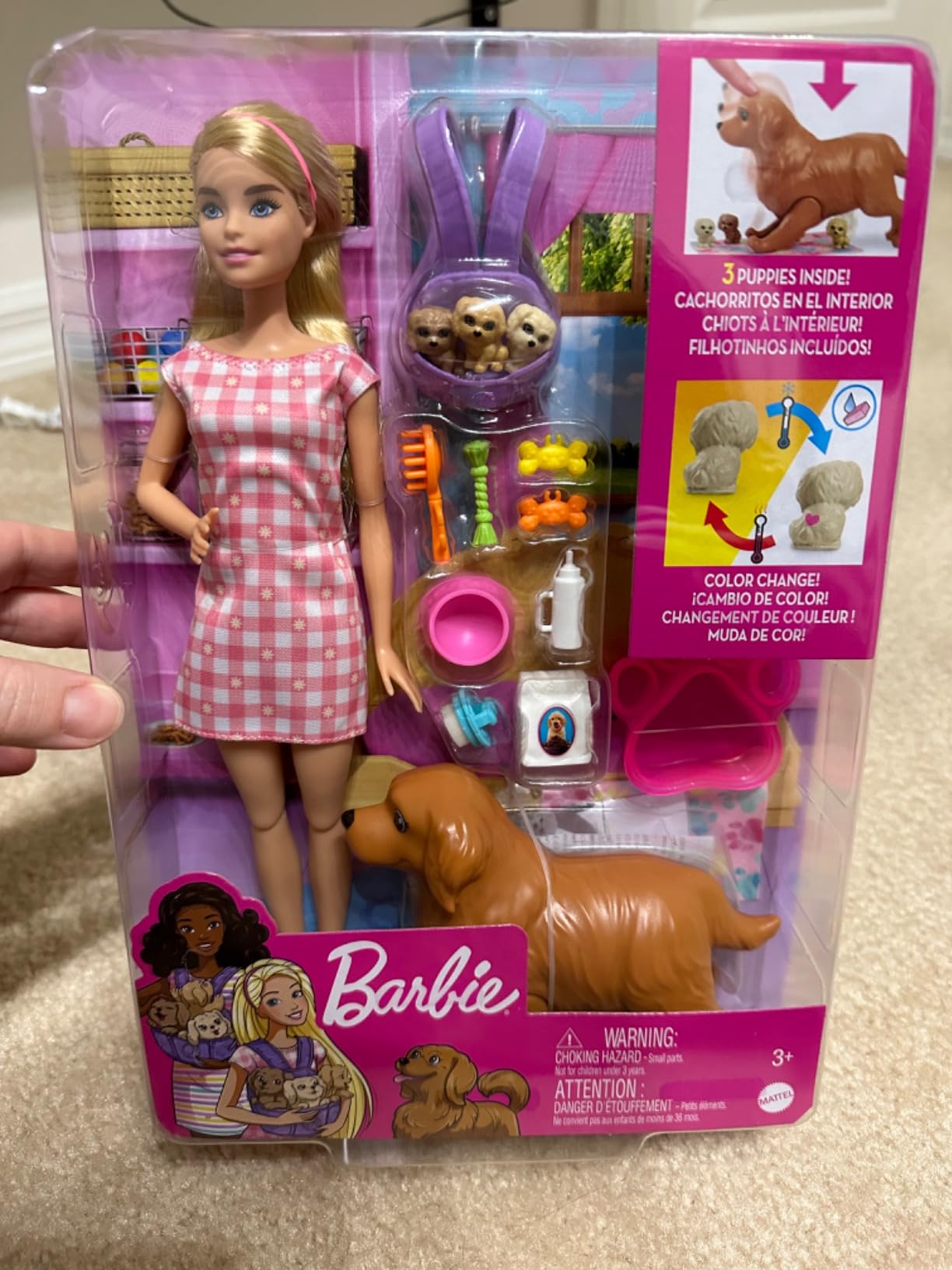 Barbie Doll & Pets Set featuring Mommy Dog and Puppies customer photo 2