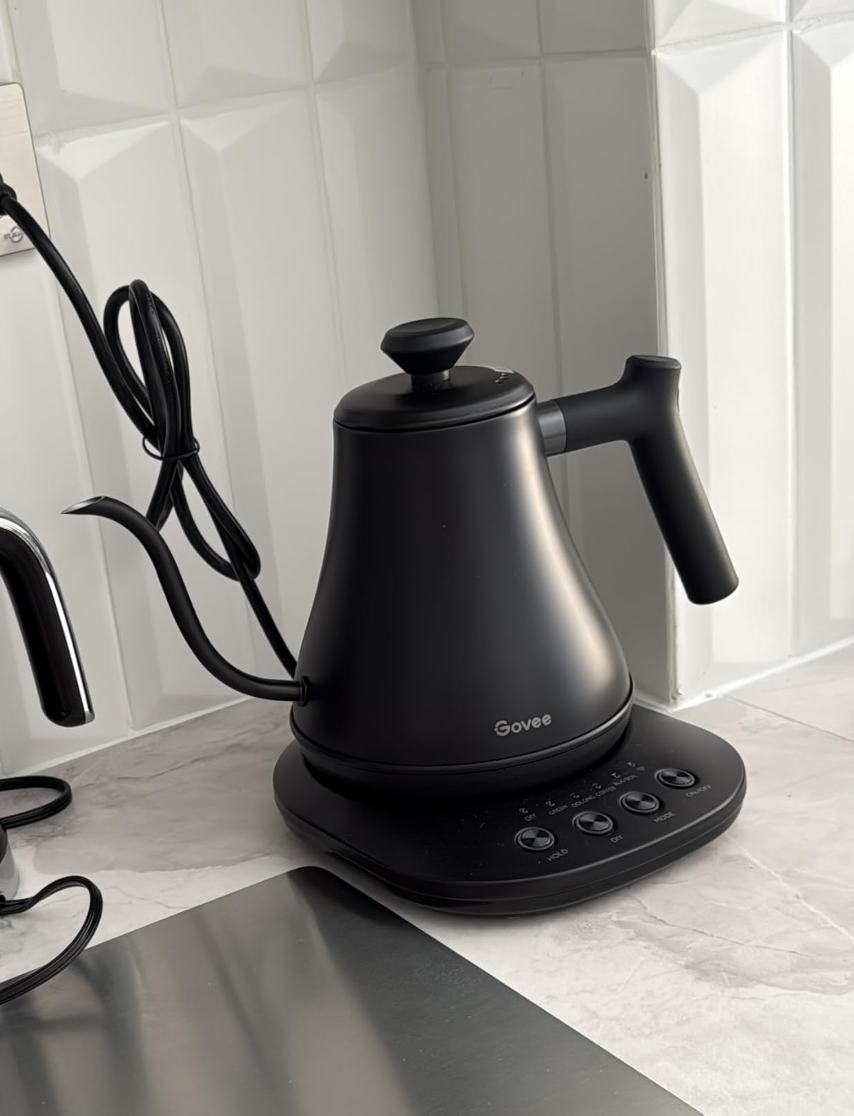 Govee Smart Electric Kettle, WiFi Variable Temperature Gooseneck Tea Kettle customer photo 2