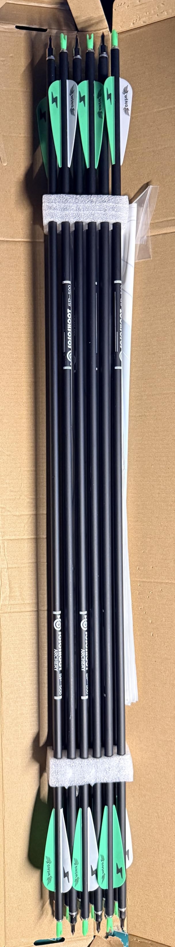31inch Carbon Arrow Archery Targeting Practice Hunting Arrows for Compound & Recurve Bow with Removable Tips(Pack of 12) customer photo 2