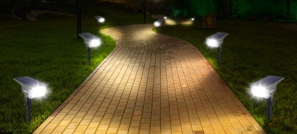 LEREKAM Solar Halloween Lights Outdoor Halloween Decorations Outdoor 2 Pack customer photo 1