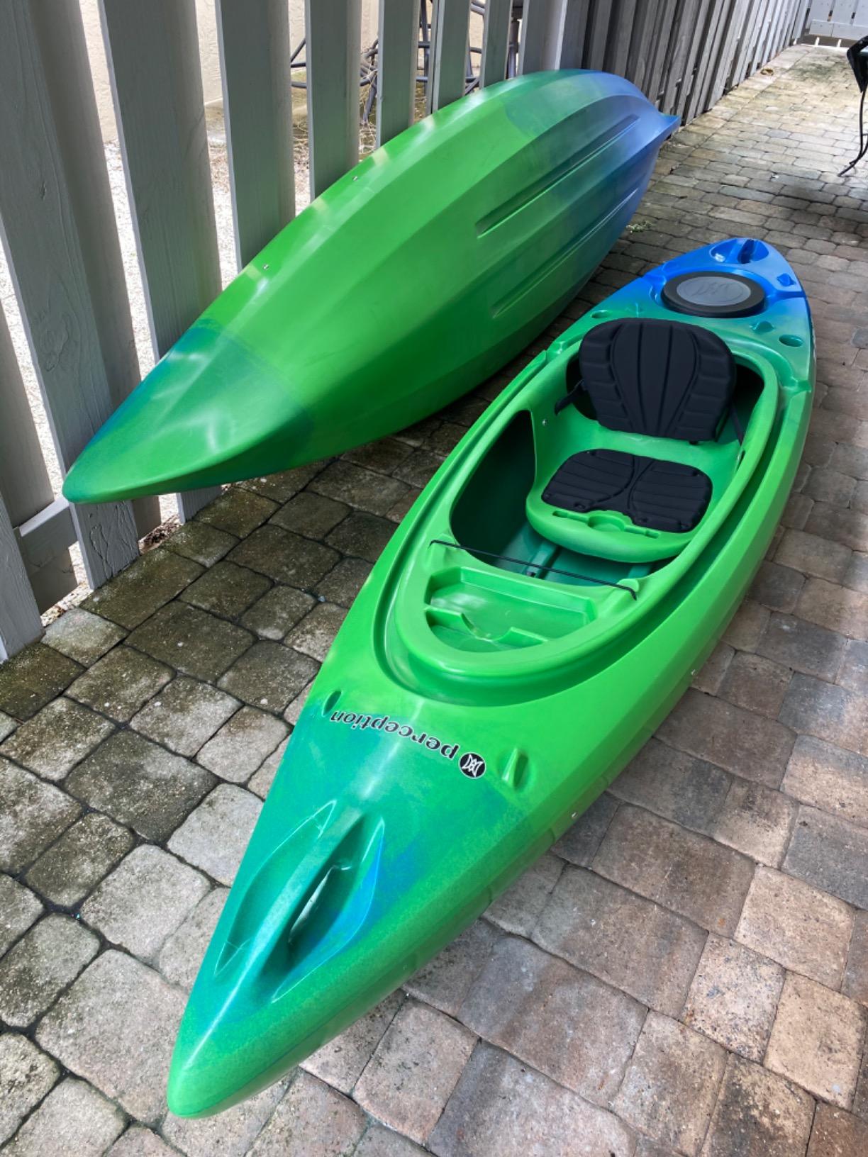 Perception Flash 9.5 | Sit Inside Kayak | Rod Holders and Rear Storage customer photo 1