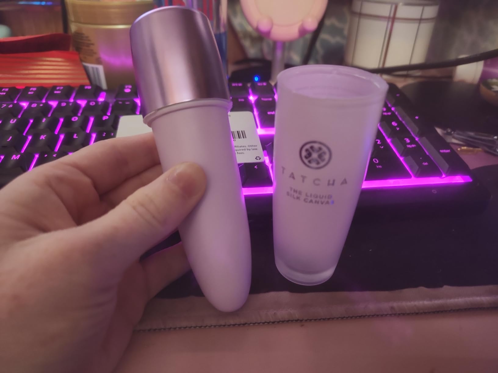 TATCHA Liquid Silk Canvas, Protective, Smoothing, & Blurring Makeup Primer customer photo 2