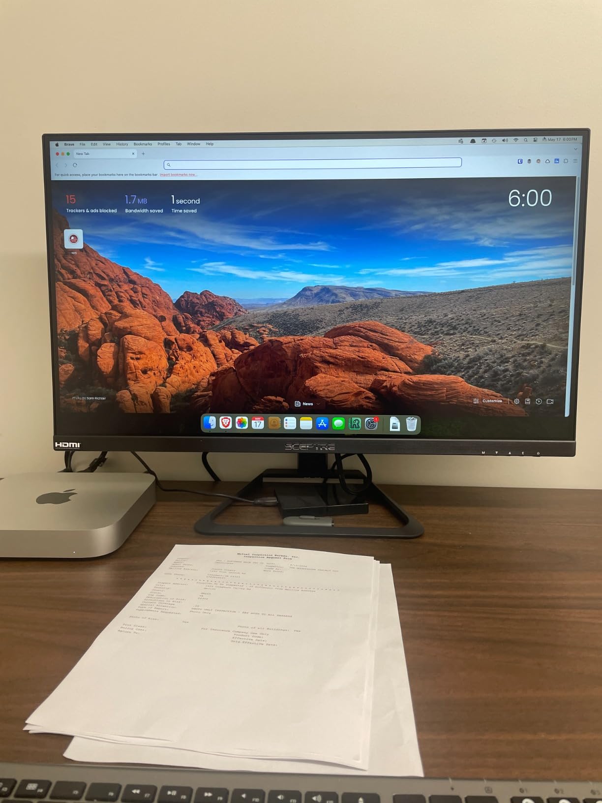 Apple 2023 Mac mini Desktop Computer with Apple M2 chip with 8‑core CPU and 10‑core GPU, 8GB Unified Memory, 256GB SSD Storage, Gigabit Ethernet. Works with iPhone/iPad customer photo 1