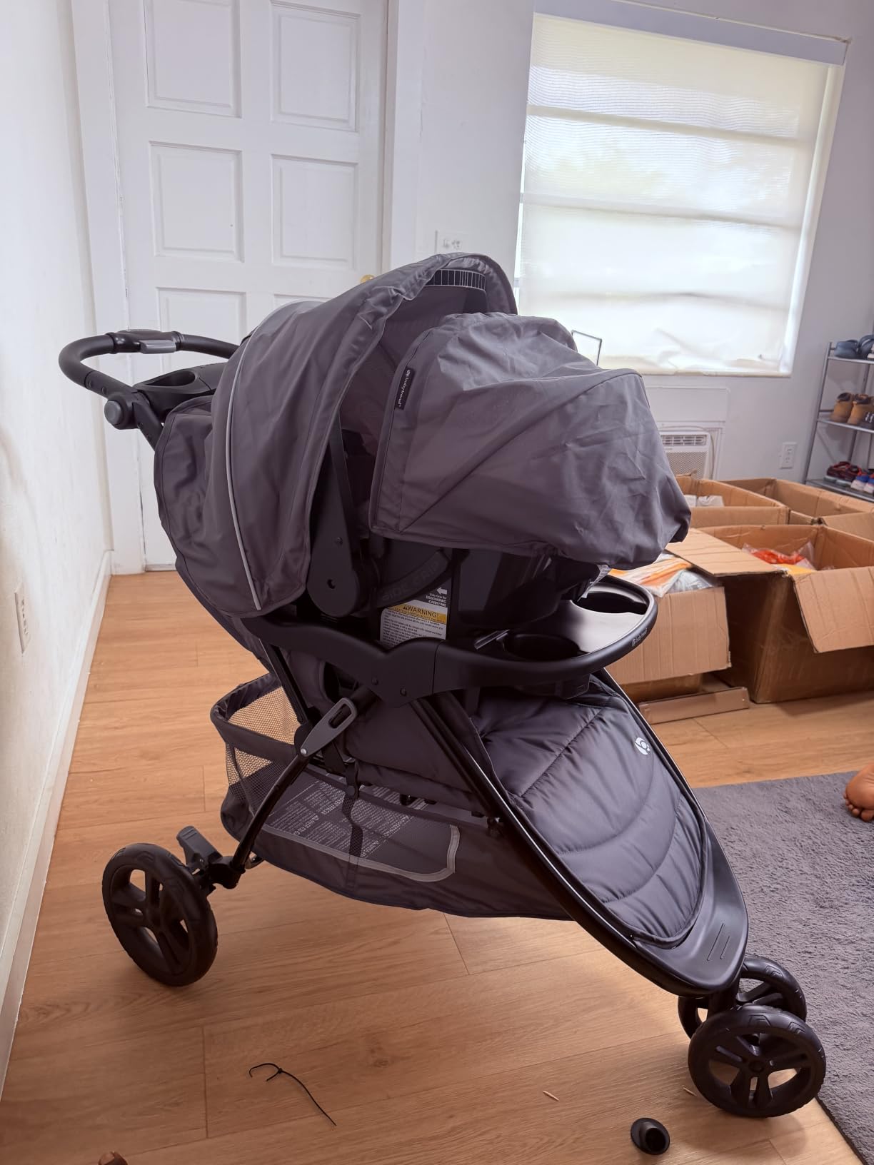 Baby Trend EZ Ride Travel System with EZ-Lift Infant Car Seat, Dash Grey customer photo 2